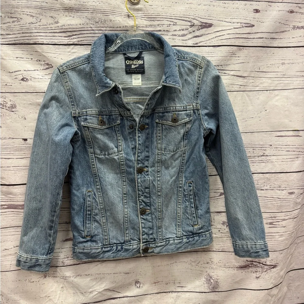 OshKosh B'gosh Classic Blue Denim Jacket Size 10